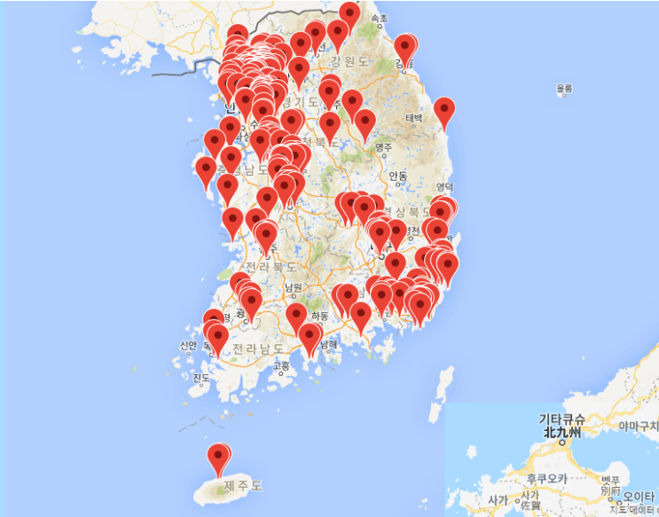 대한민국에서 스쿼시를 접하기 가장 좋은 지역은 어디일까?